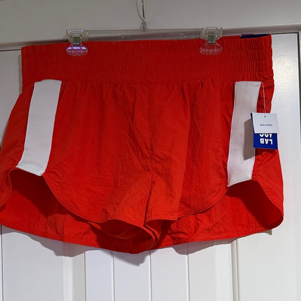 JoyLab Red Shorts with White Accents